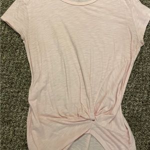 Cute little see-through pink blouse